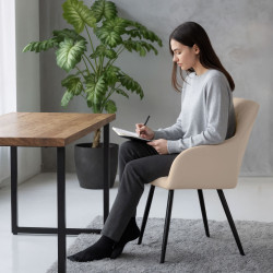 Набор стульев Akord Velto 2pcs (Beige/Black) Thumb