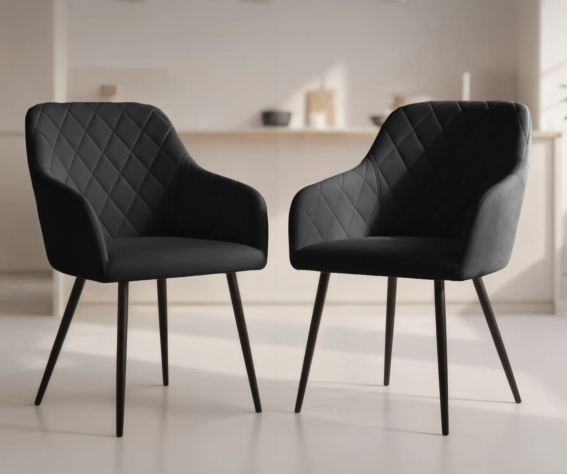 Набор стульев Akord Velto 2pcs (Black) - 2