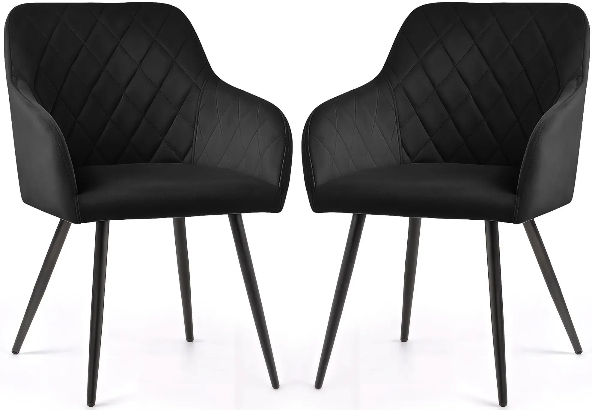 Набор стульев Akord Velto 2pcs (Black) - 3