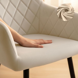 Набор стульев Akord Velto 4pcs (Beige/Black) Thumb