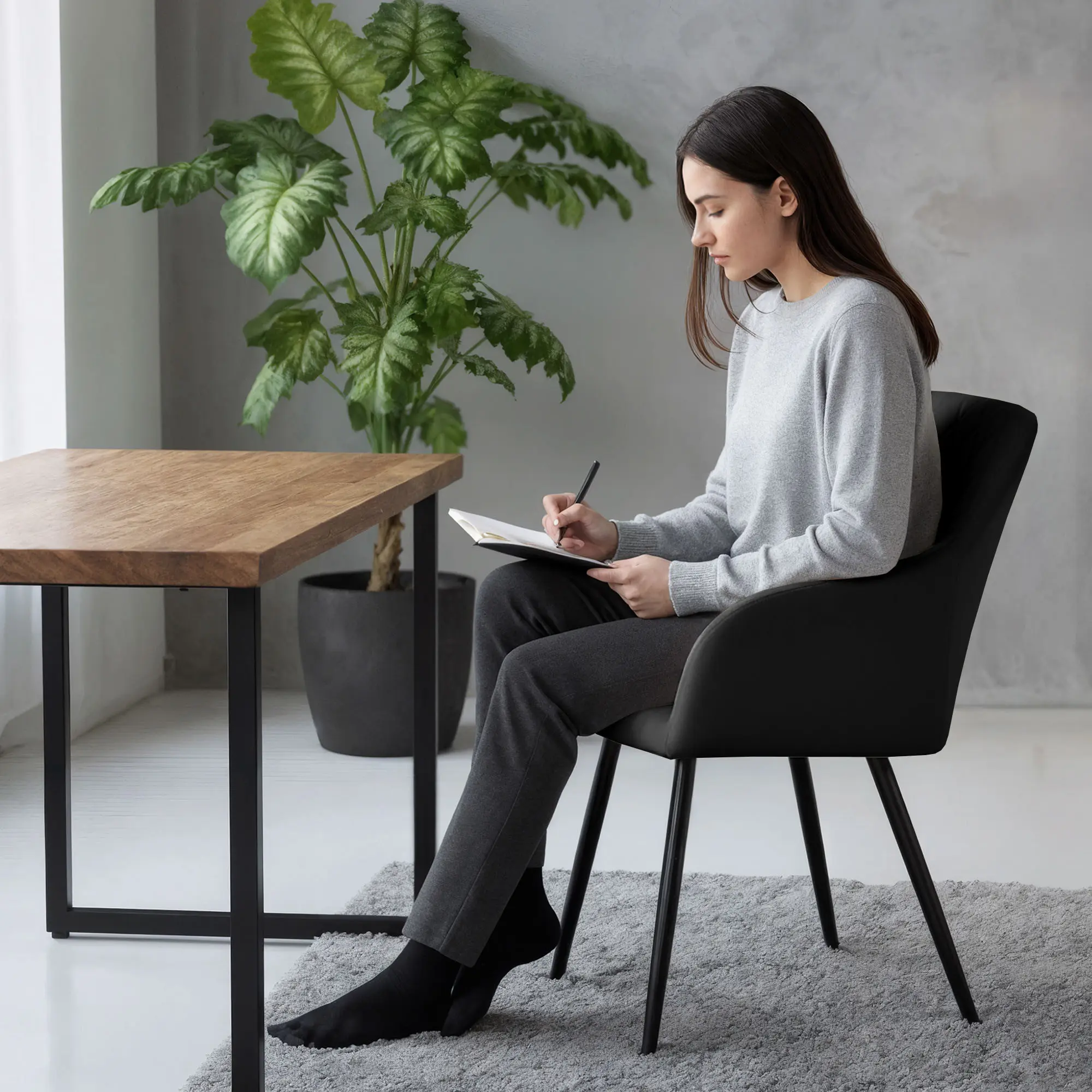 Набор стульев Akord Velto 4pcs (Black)