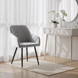 Набор стульев Akord Velto 4pcs (Grey/Black) Thumb