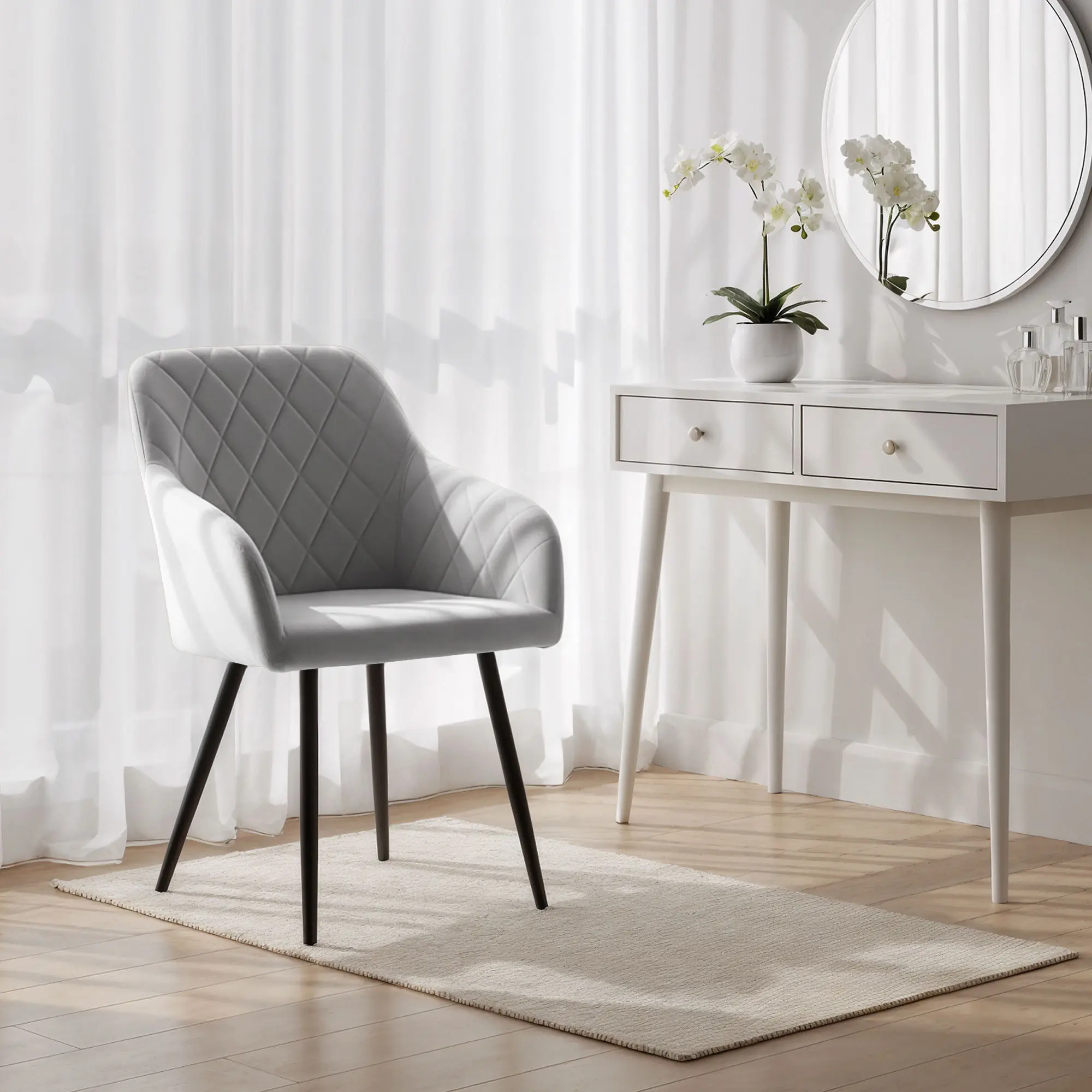 Набор стульев Akord Velto 4pcs (Grey/Black)