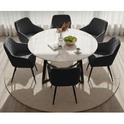 Set scaune Akord Velto 6pcs (Black) Thumb