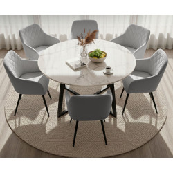 Набор стульев Akord Velto 6pcs (Grey/Black) Thumb