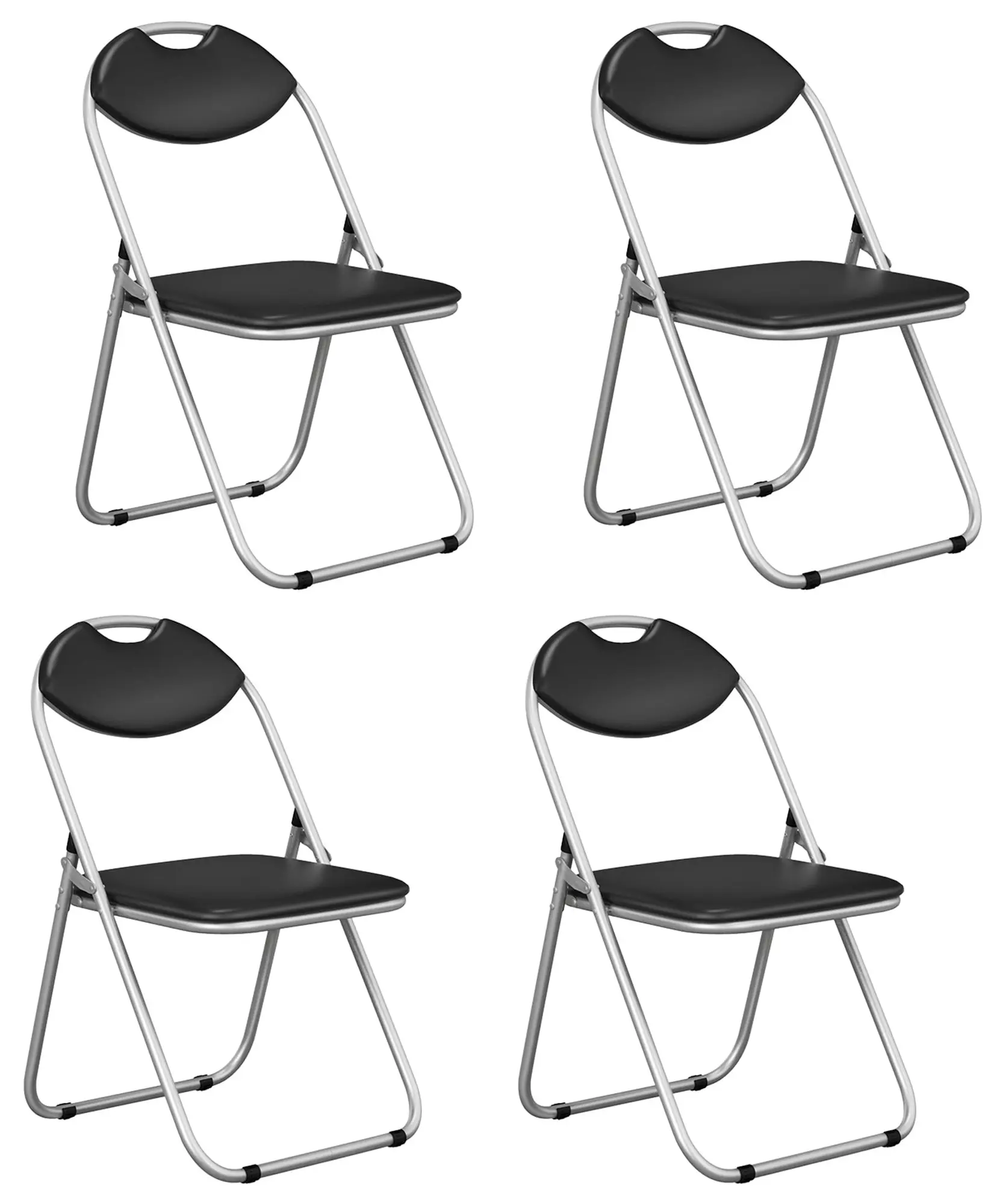 Набор стульев Costway HW54398-4 (Black)