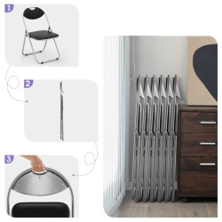 Набор стульев Costway HW54398-4 (Black) Thumb