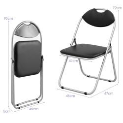 Набор стульев Costway HW54398-4 (Black) Thumb