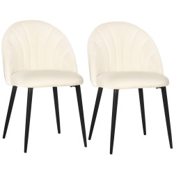Set scaune Homcom 835-253V00CW (Cream White) Thumb