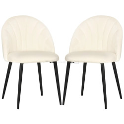 Set scaune Homcom 835-253V00CW (Cream White)