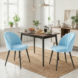 Set scaune Homcom 835-253V01LB (Light Blue)