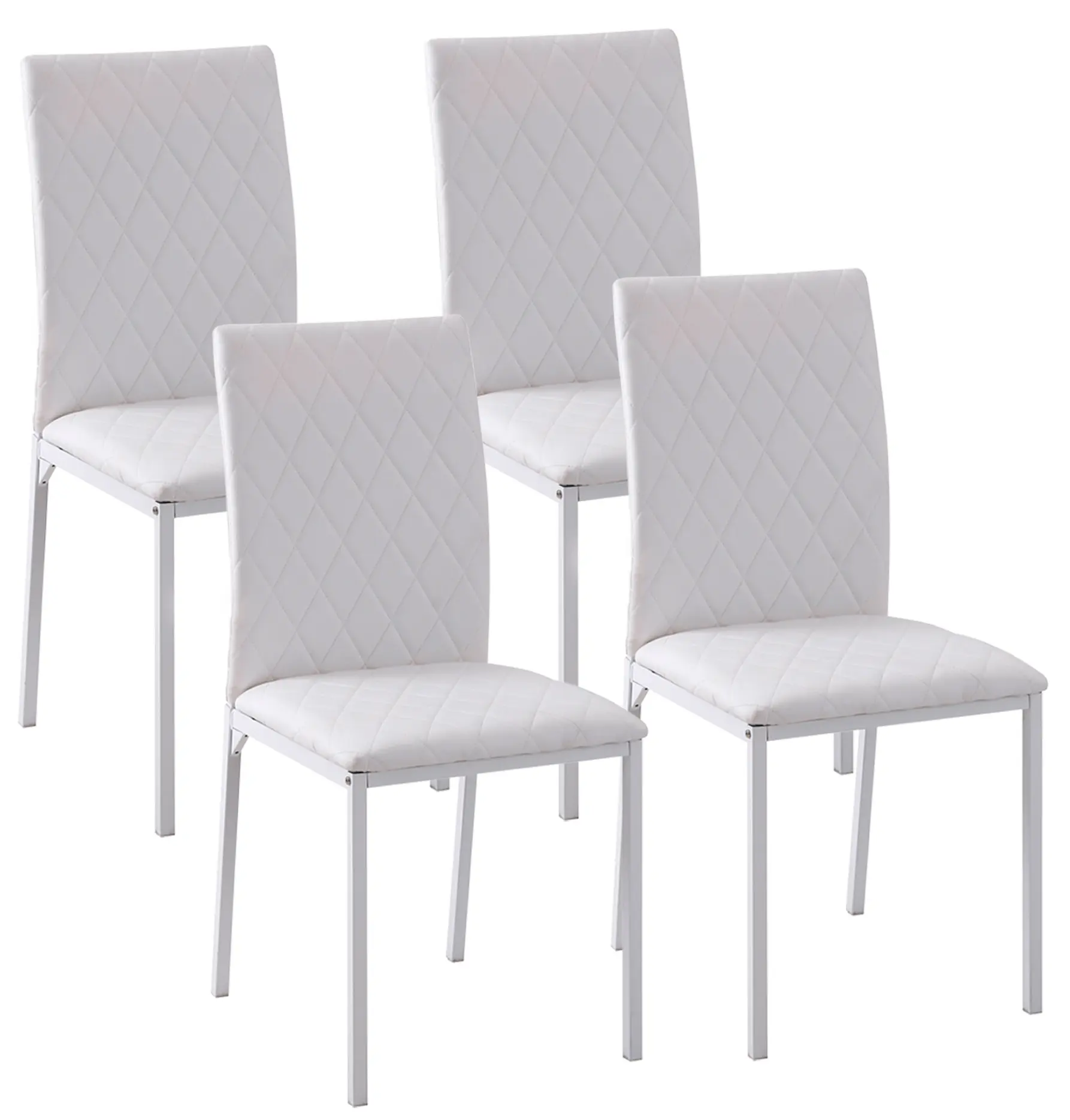 Set scaune Homcom 835-478WT (White) - 2