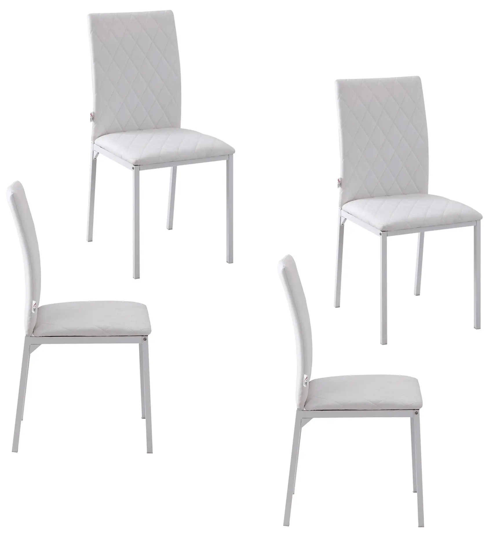 Set scaune Homcom 835-478WT (White) - 3