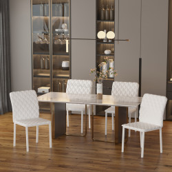 Set scaune Homcom 835-478WT (White)