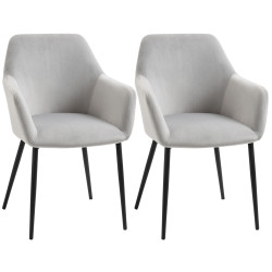 Комплект стульев Homcom 835-771V00LG (Light Grey) Thumb