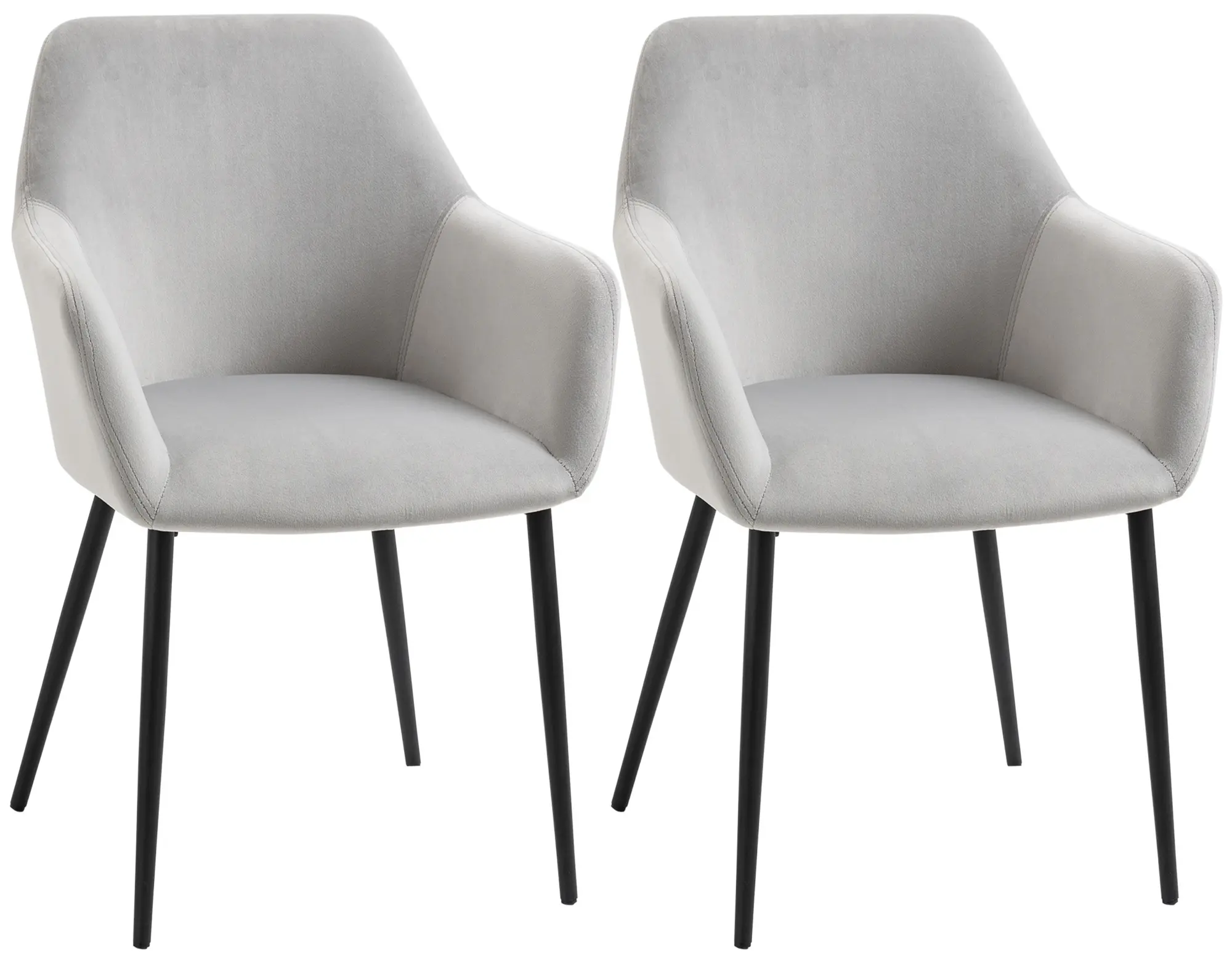 Комплект стульев Homcom 835-771V00LG (Light Grey) - 3