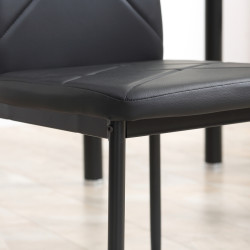 Комплект стульев Homcom 835-835V00BK (Black) Thumb