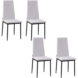Набор стульев Homcom 835-483V01WT (White/Black) Thumb