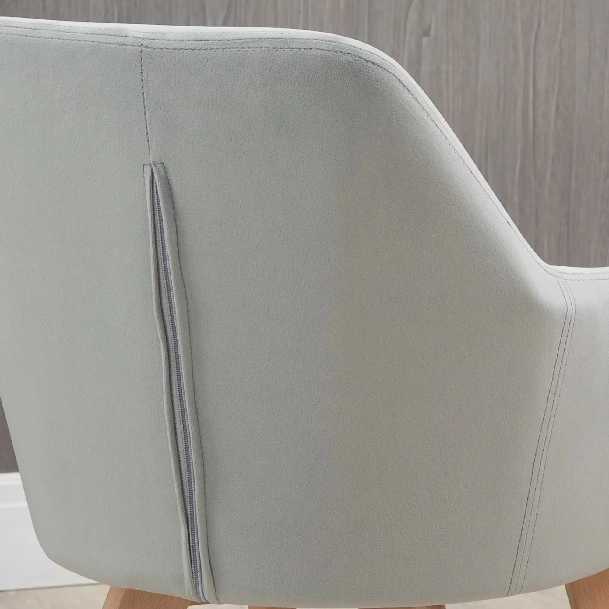 Набор стульев Homcom 835-728V00GY (Grey/Wood) - 3
