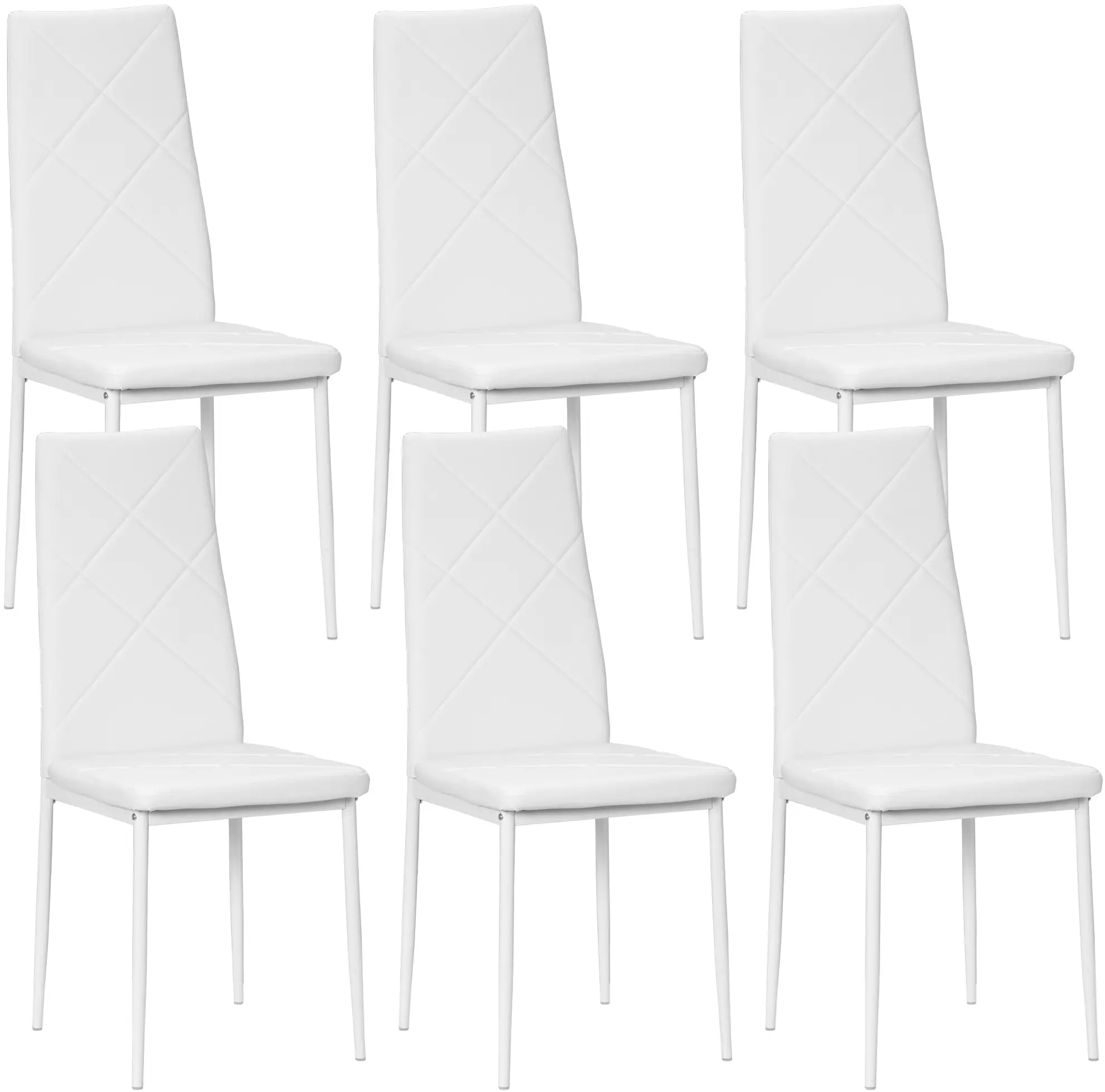 Набор стульев Homcom 835-835V02WT (White) - 3