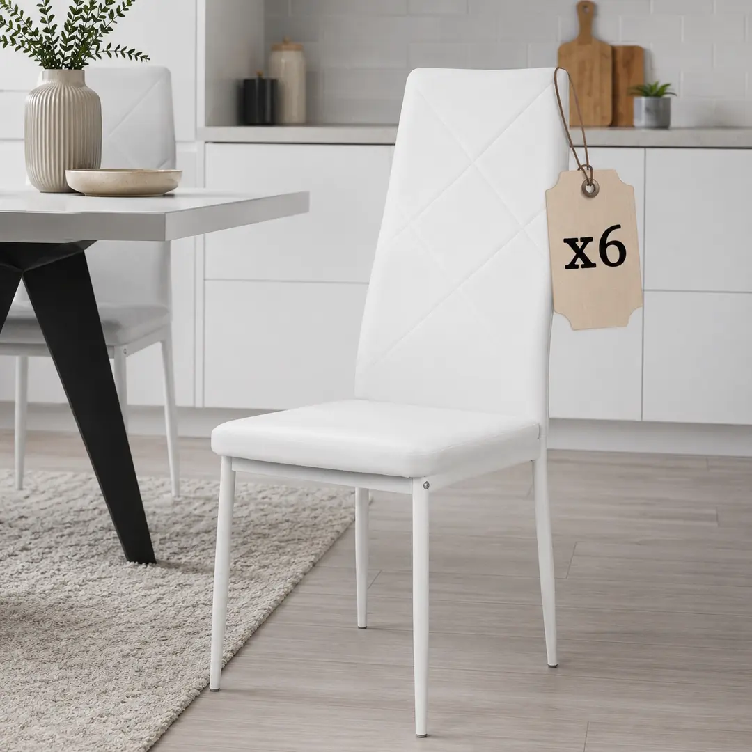 Набор стульев Homcom 835-835V02WT (White)