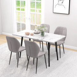 Набор стульев Homcom 83A-135V00LG (Light Grey/Black) Thumb