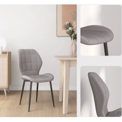 Набор стульев Homcom 83A-135V00LG (Light Grey/Black) Thumb