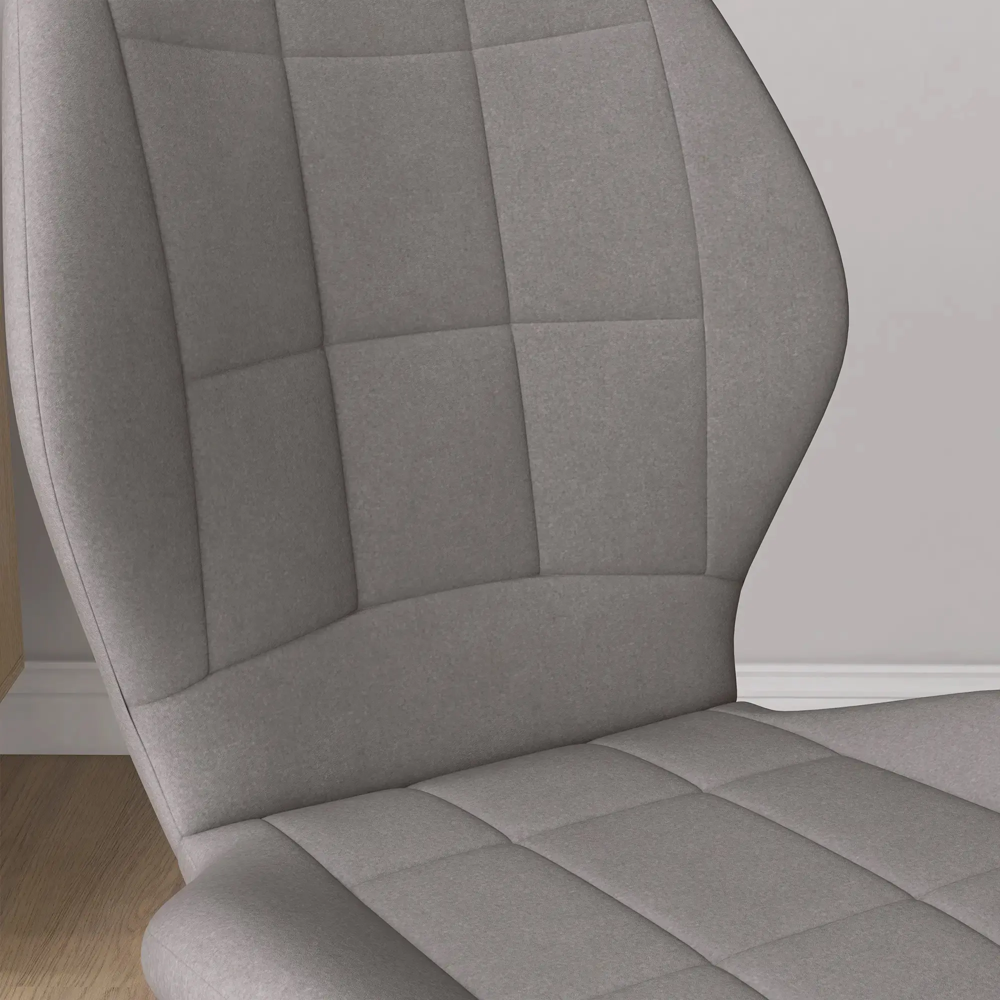 Набор стульев Homcom 83A-135V00LG (Light Grey/Black) - 7