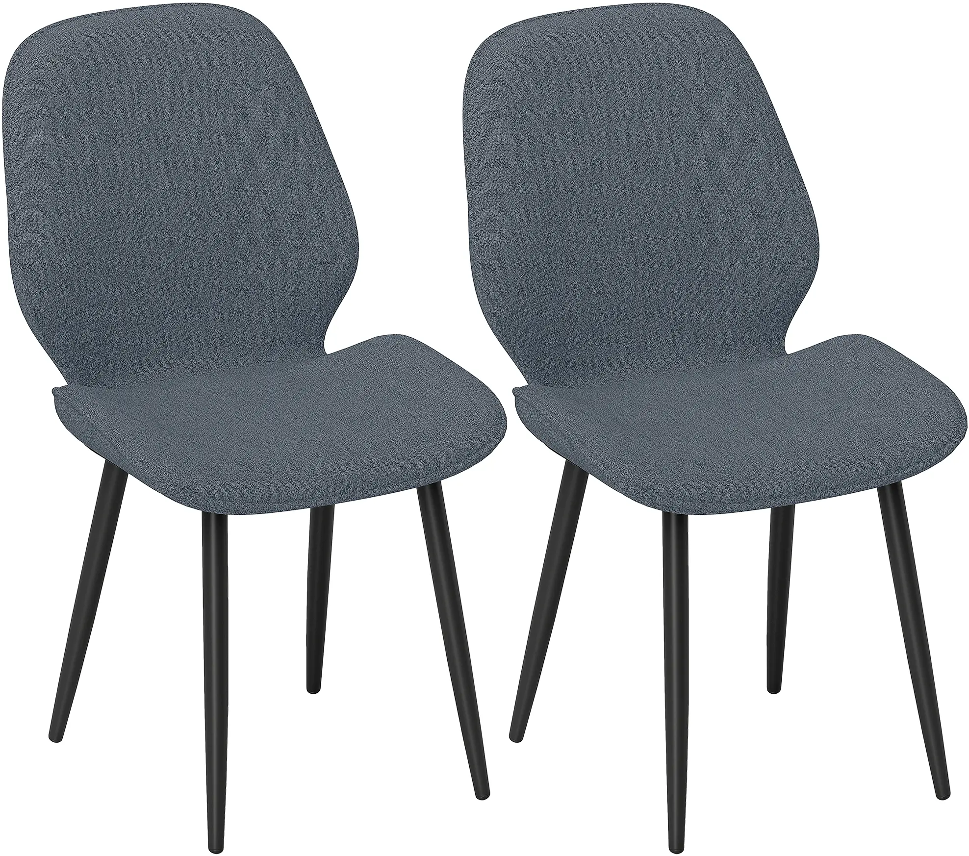 Набор стульев Homcom 83A-263V00GY (Grey/Black) - 2