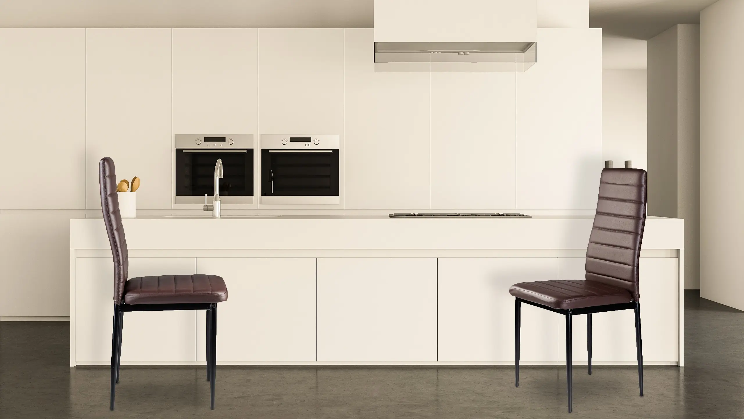 Set scaune Modern Home DC855-4 (Brown) - 4