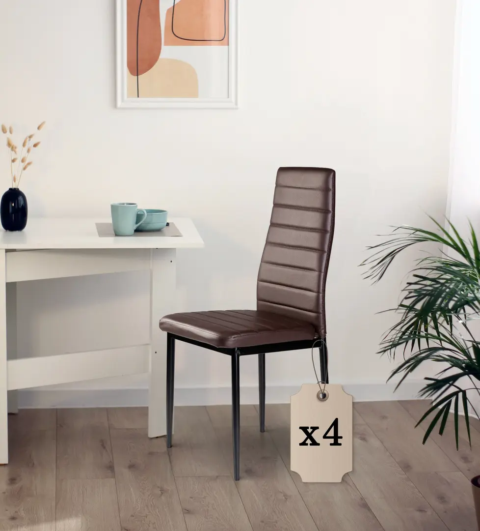 Set scaune Modern Home DC855-4 (Brown)