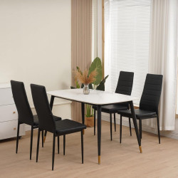 Set scaune Modern Home DC855-4 (Grey/Black)