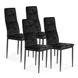 Set scaune Modern Home F261-3KD (Black) Thumb