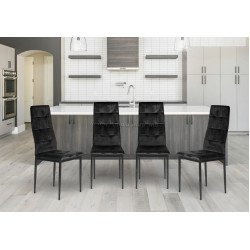 Set scaune Modern Home F261-3KD (Black)