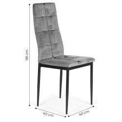 Набор стульев Modern Home F261-3KD (Grey) Thumb