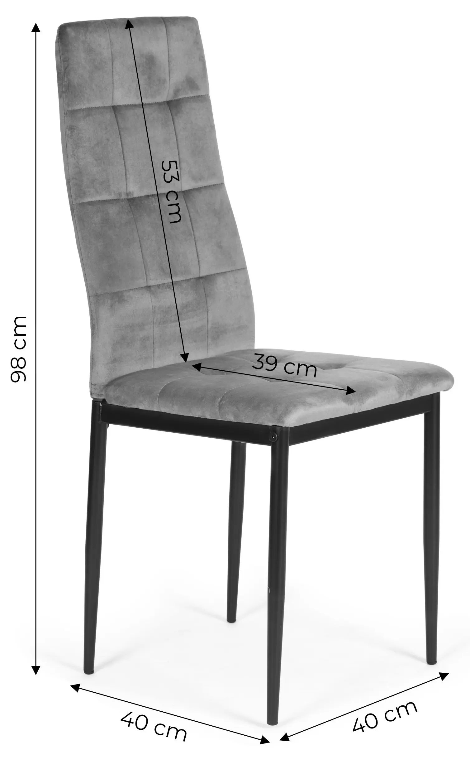 Набор стульев Modern Home F261-3KD (Grey) - 4