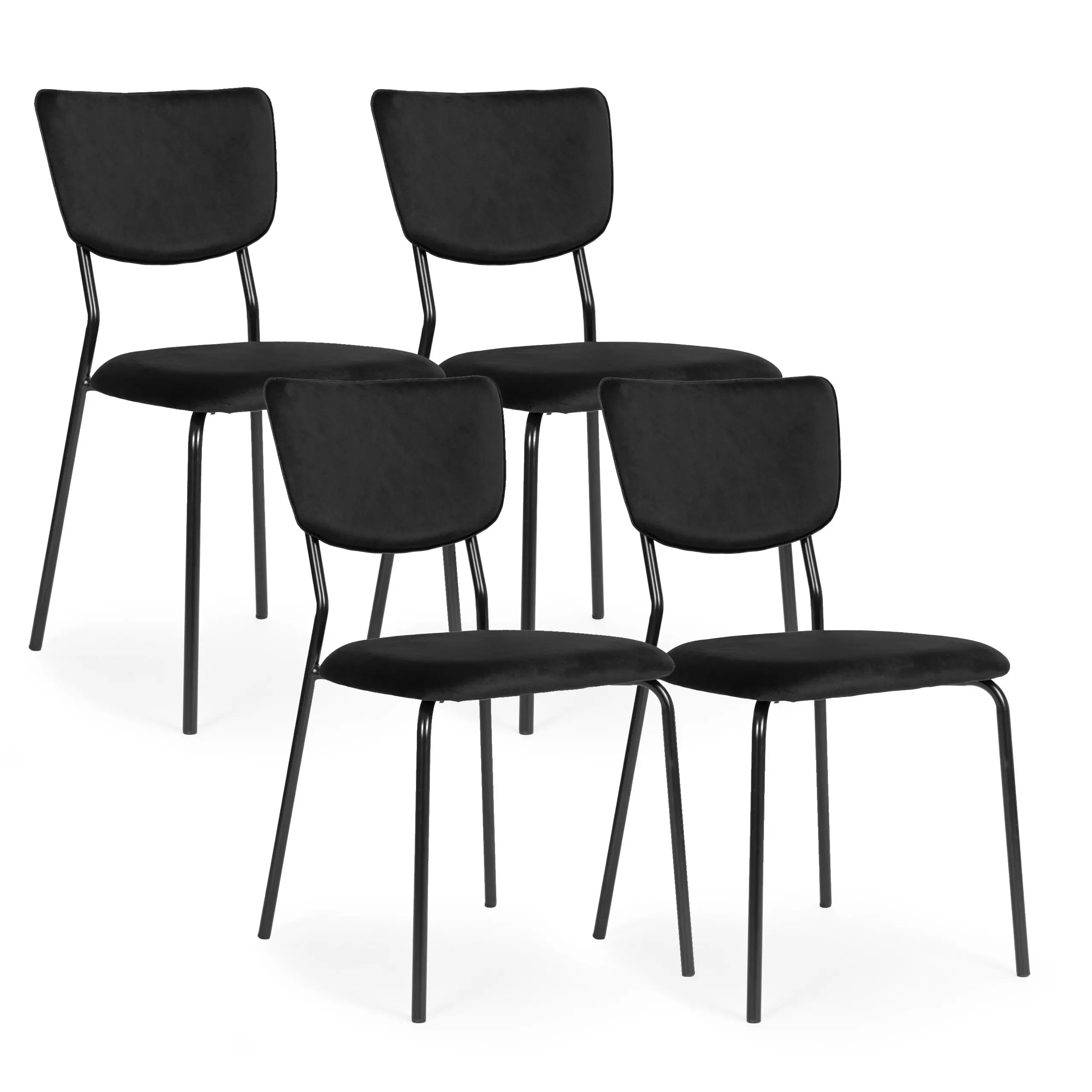 Набор стульев Modern Home KJC-4-BC (Black)