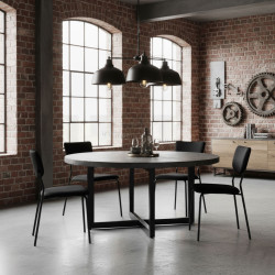 Set scaune Modern Home KJC-4-BC (Black)