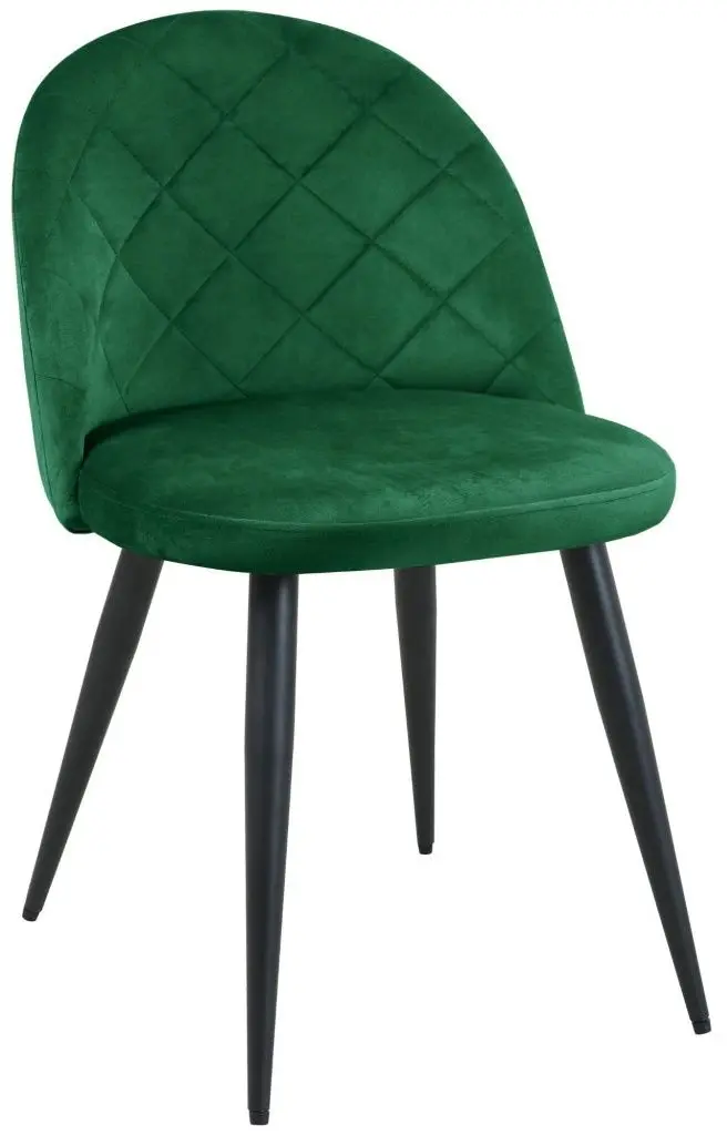 Set scaune Akord SJ.077 4pcs (Black/Green)