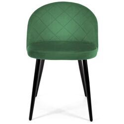 Set scaune Akord SJ.077 4pcs (Black/Green) Thumb