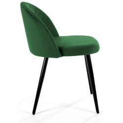 Set scaune Akord SJ.077 4pcs (Black/Green) Thumb