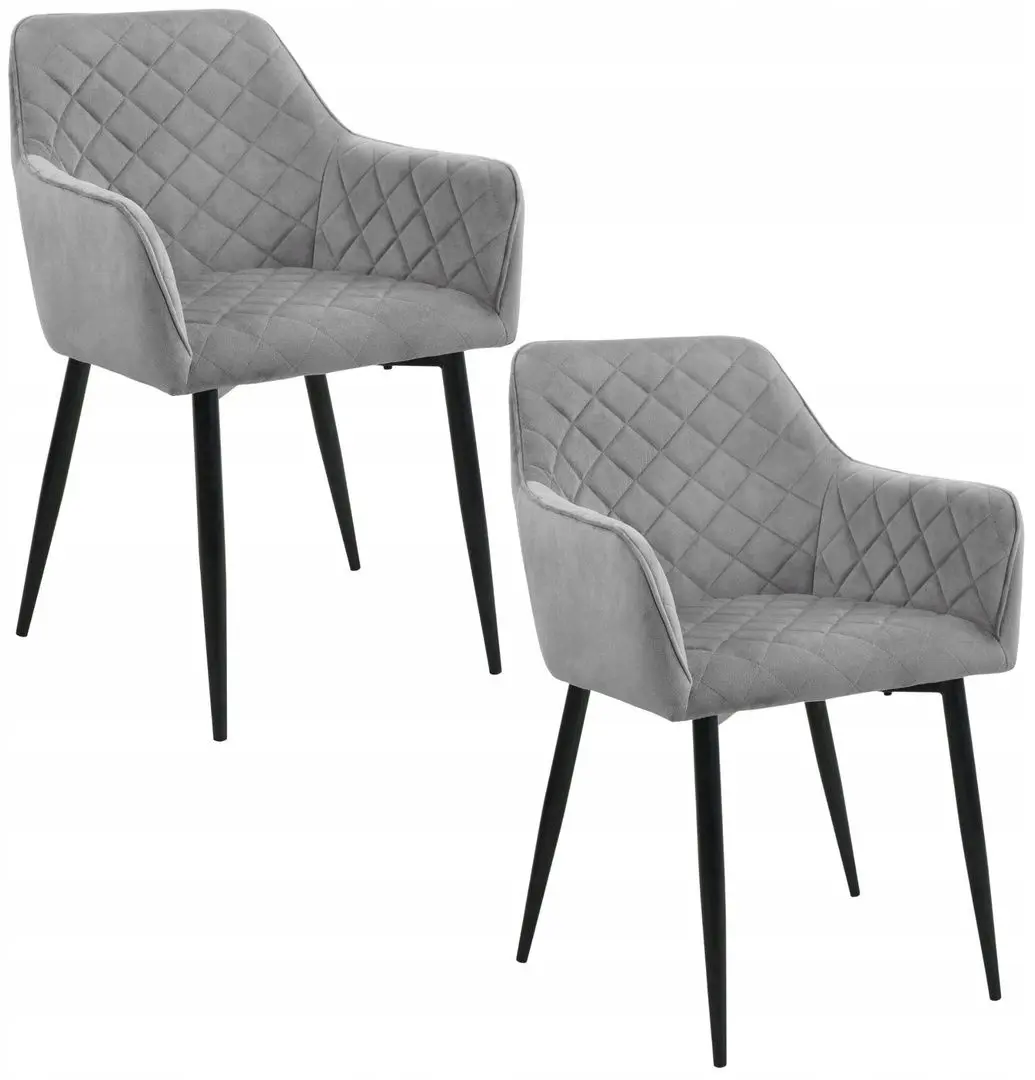 Set scaune Akord SJ.082 (Grey/Black)