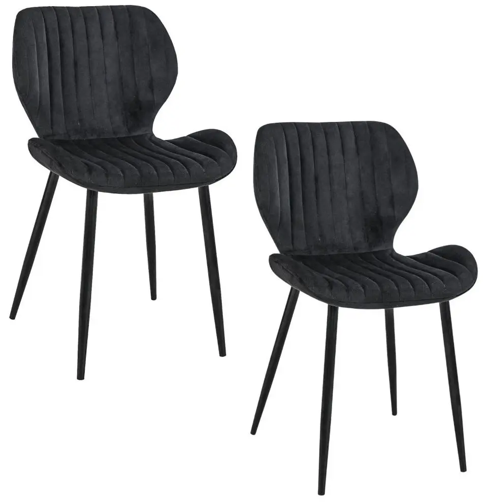 Set scaune Akord SJ.17 2pcs (Black) - 8