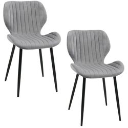 Set scaune Akord SJ.17 2pcs (Black/Grey) Thumb