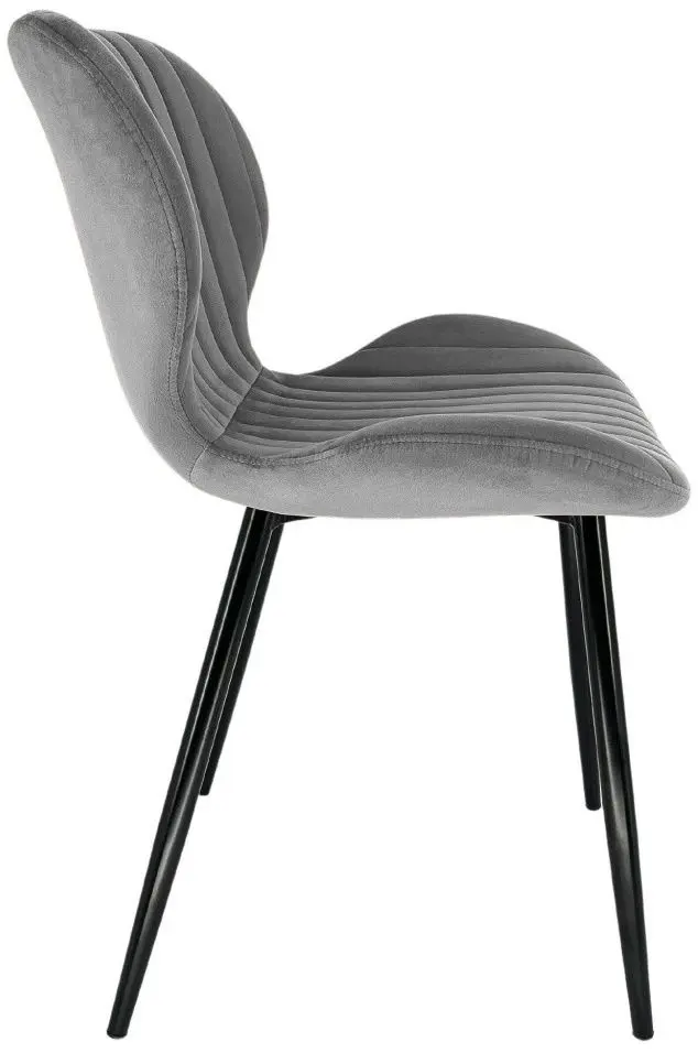 Set scaune Akord SJ.17 2pcs (Black/Grey) - 5