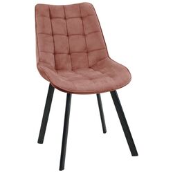 Set scaune Akord SJ.22 2pcs (Black/Pink) Thumb