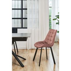 Set scaune Akord SJ.22 2pcs (Black/Pink) Thumb