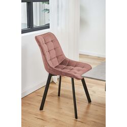 Set scaune Akord SJ.28 2pcs (Black/Pink) Thumb