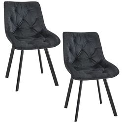 Set scaune Akord SJ.33 2pcs (Black) Thumb