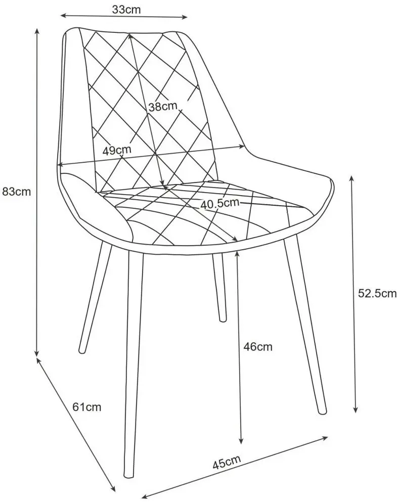 Набор стульев Akord SJ.0488 (Black)